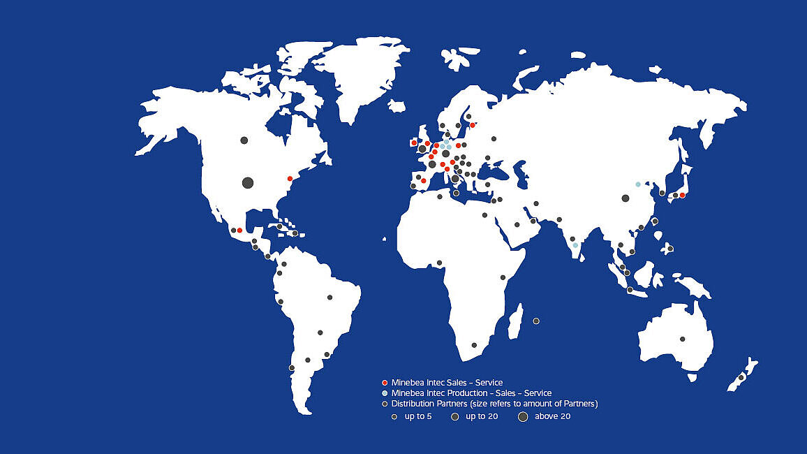 minebea intec global presence