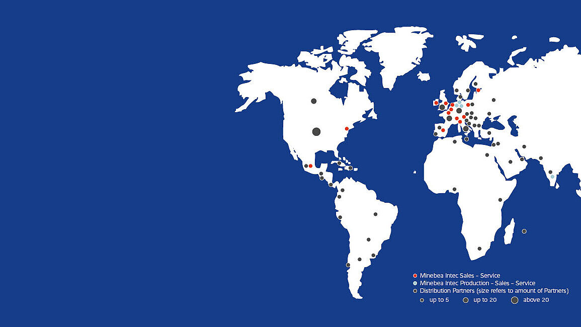 minebea intec présence mondiale