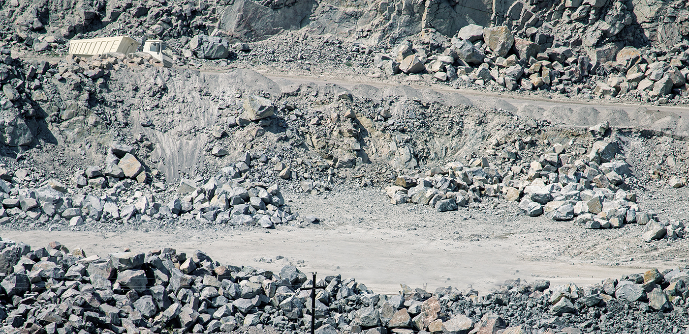 quarrying operation in the Middle East